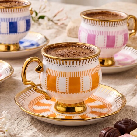 Aryıldız Riva 12 Parça 6 Kişilik Kahve Fincan Takımı 90 ml - 3