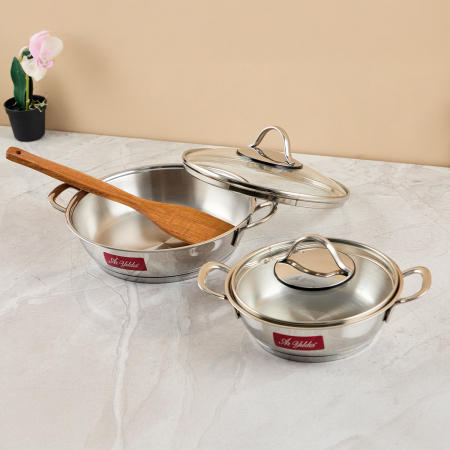 Aryıldız Roma 4 Parça Çelik Sahan Seti - 2