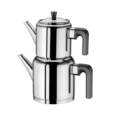 Aryıldız Roma Büyük Çaydanlık Takımı Siyah - ARYILDIZ