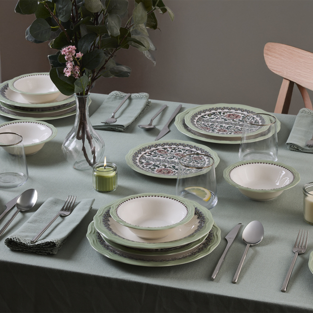Aryıldız Rosa 24 Parça 6 Kişilik Yemek Takımı - 1