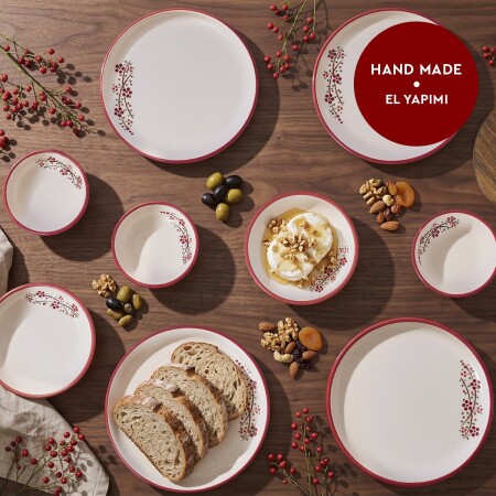 Aryıldız Rosella Kırmızı 10 Parça 4 Kişilik Kahvaltı Takımı - 1