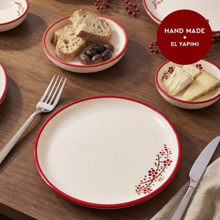 Aryıldız Rosella Kırmızı 10 Parça 4 Kişilik Kahvaltı Takımı - 3