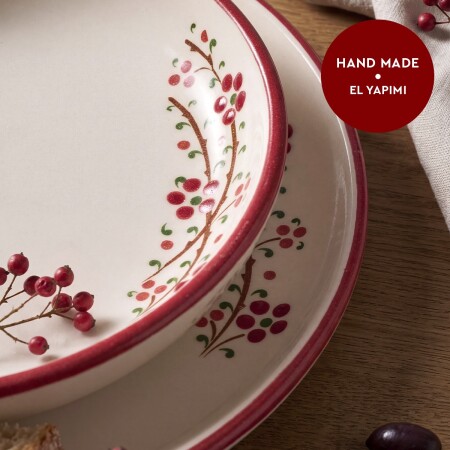 Aryıldız Rosella Kırmızı 14 Parça 6 Kişilik Kahvaltı Takımı - 4