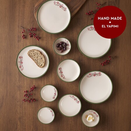 Aryıldız Rosella Yeşil 10 Parça 4 Kişilik Kahvaltı Takımı - 1