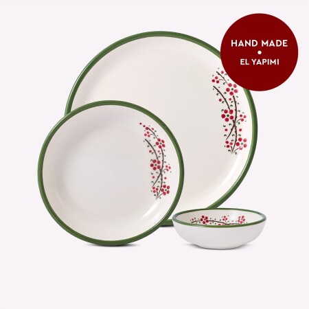 Aryıldız Rosella Yeşil 10 Parça 4 Kişilik Kahvaltı Takımı - 5