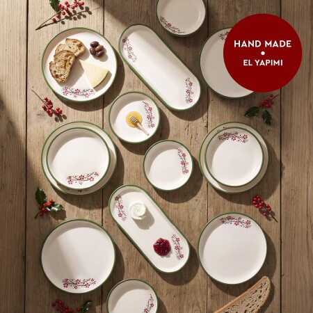 Aryıldız Rosella Yeşil 14 Parça 6 Kişilik Kahvaltı Takımı - 1