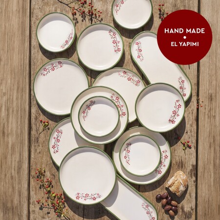 Aryıldız Rosella Yeşil 14 Parça 6 Kişilik Kahvaltı Takımı - 2