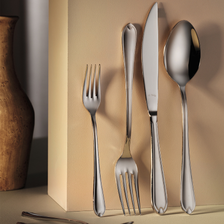 Aryıldız Sandro 84 Parça 12 Kişilik Çatal Kaşık Bıçak Takımı - ARYILDIZ