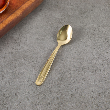 Aryıldız Sarmaşık Gold 6 Parça Çay Kaşığı - 3