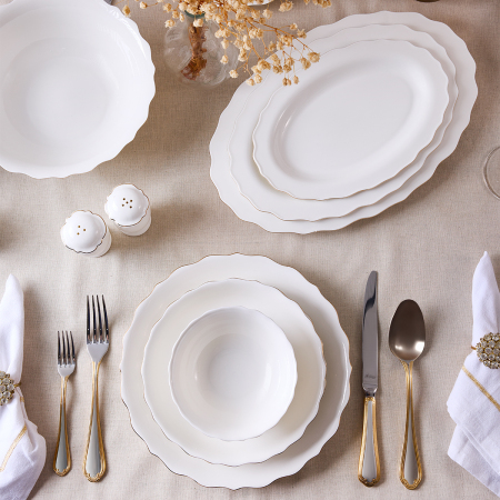 Aryıldız Seawave Gold 60 Parça 12 Kişilik Yemek Takımı - 3