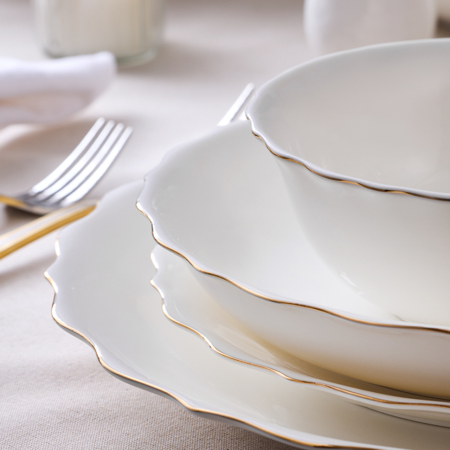 Aryıldız Seawave Gold 60 Parça 12 Kişilik Yemek Takımı - 4