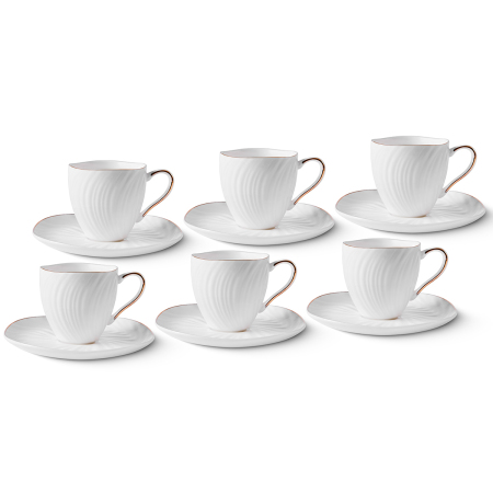 Aryıldız Serena Gold 12 Parça 6 Kişilik Kahve Fincan Takımı 90 ml - 3