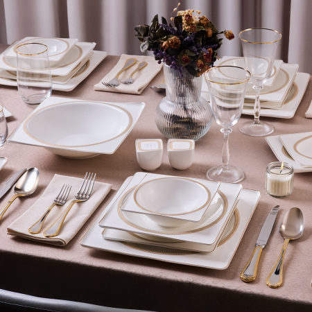 Aryıldız Sienna 56 Parça 12 Kişilik Yemek Takımı - ARYILDIZ