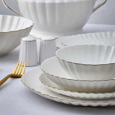 Aryıldız Sintra Gold 60 Parça 12 Kişilik Yemek Takımı - 2