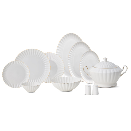 Aryıldız Sintra Gold 60 Parça 12 Kişilik Yemek Takımı - 5