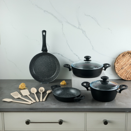 Aryıldız Solido Premium 12 Parça Tencere Seti - ARYILDIZ