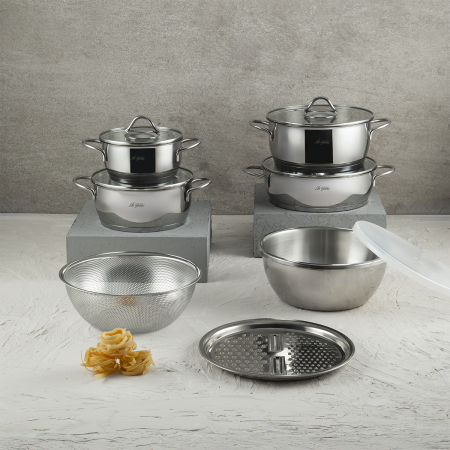 Aryıldız Solo 12 Parça Çelik Çeyiz Seti - ARYILDIZ