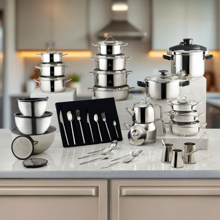 Aryıldız Solo 130 Parça Çelik Çeyiz Seti - ARYILDIZ