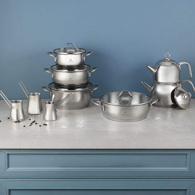 Aryıldız Solo 16 Parça Çelik Çeyiz Seti - 1