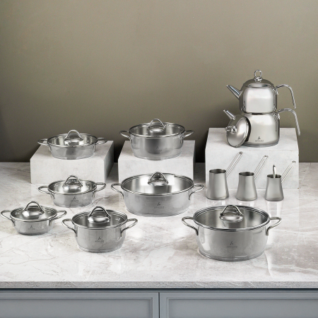 Aryıldız Solo 22 Parça Çelik Çeyiz Seti - ARYILDIZ