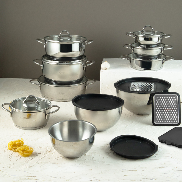 Aryıldız Solo 23 Parça Çelik Çeyiz Seti - 1