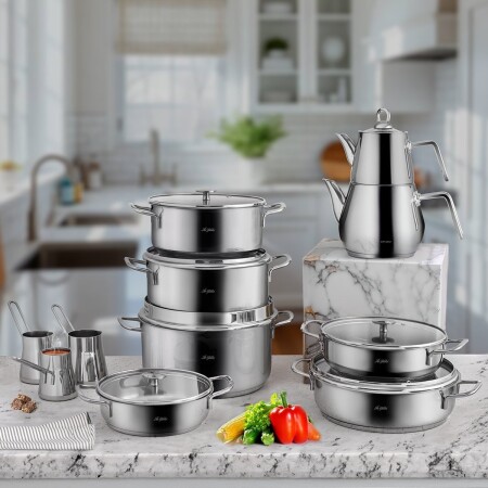 Aryıldız Solo 24 Parça Çelik Çeyiz Seti - 2