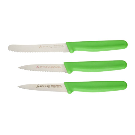 Aryıldız Solo 3 Parça Bıçak Seti Yeşil - 4