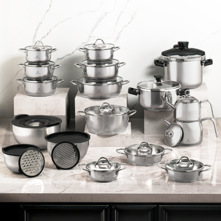 Aryıldız Solo 37 Parça Çelik Çeyiz Seti - ARYILDIZ