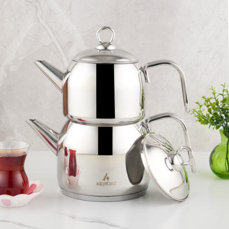 Aryıldız Solo 4 Parça Çaydanlık Takımı - 3