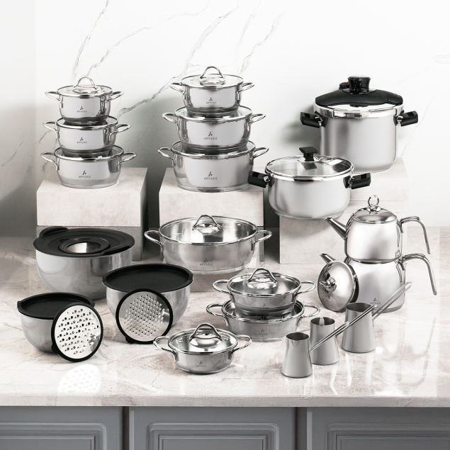 Aryıldız Solo 41 Parça Çelik Çeyiz Seti - 1