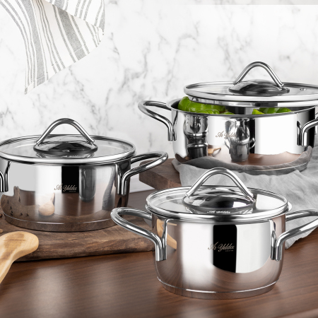 Aryıldız Solo 6 Parça Midi Tencere Seti - 2