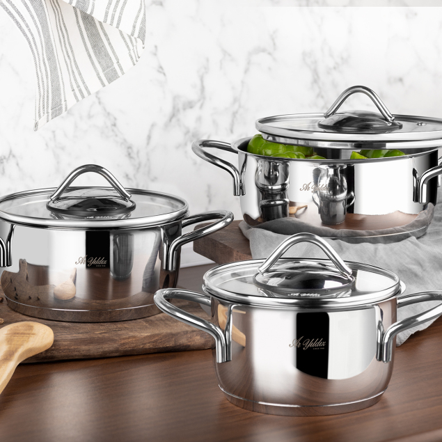 Aryıldız Solo 6 Parça Midi Tencere Seti - 2