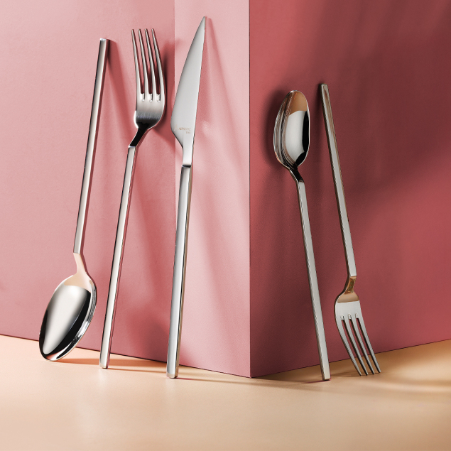 Aryıldız Solo 60 Parça 12 Kişilik Çatal Kaşık Bıçak Takımı - 1