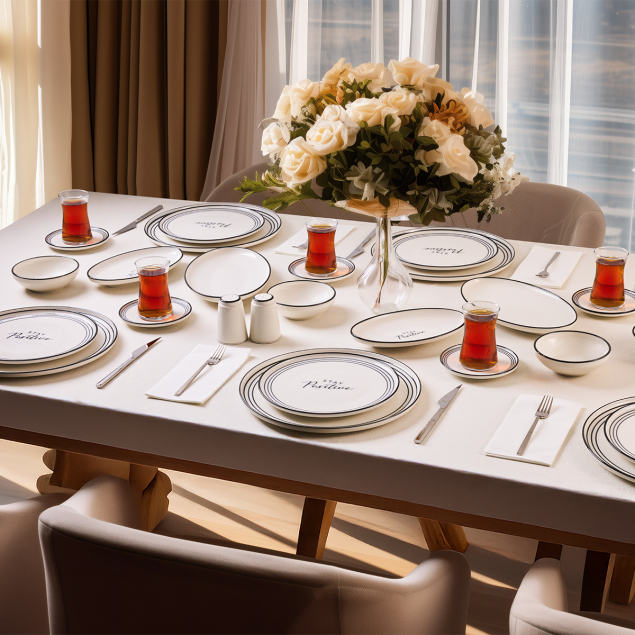 Aryıldız Stay Positive 34 Parça 6 Kişilik Kahvaltı Takımı - 1