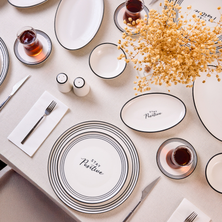 Aryıldız Stay Positive 34 Parça 6 Kişilik Kahvaltı Takımı - 3