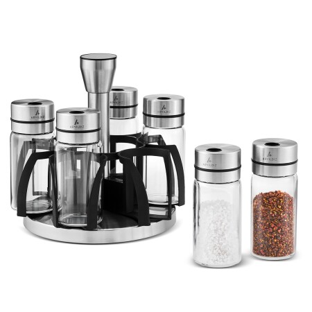 Aryıldız Steel Baharat Seti 7 Parça 90 ml - 4
