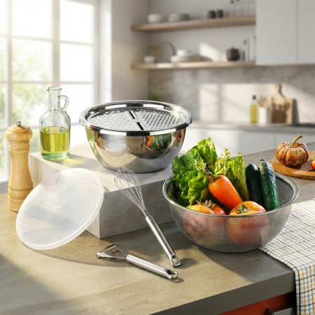 Aryıldız Steel Master 6 Parça Mutfak Hazırlık Seti - ARYILDIZ