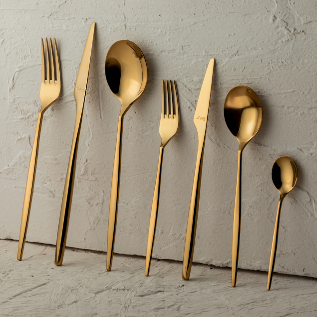 Aryıldız Studio Prestige Pvd Gold 84 Parça 12 Kişilik Çatal Kaşık Bıçak Takımı - 2