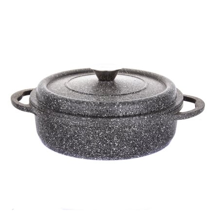 Aryıldız T/T Cast Alu Granitium Kısa Tencere 26 Cm - ARYILDIZ