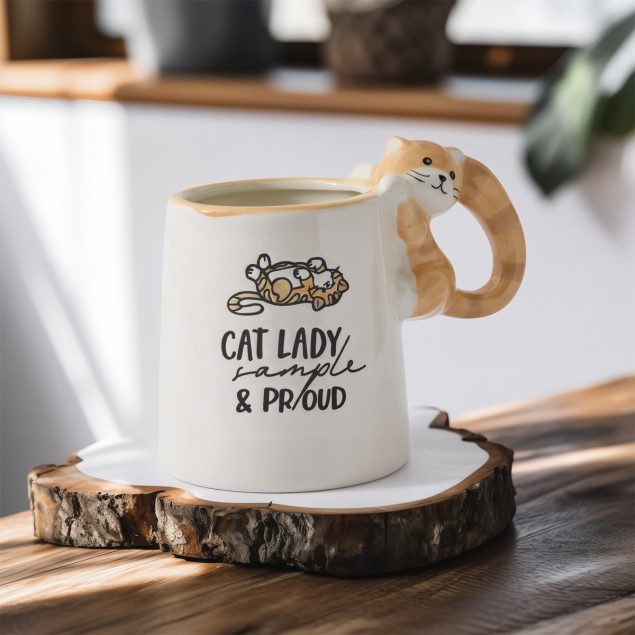 Aryıldız Tails Lady Kedi Figürlü Kupa 545 ml - 1