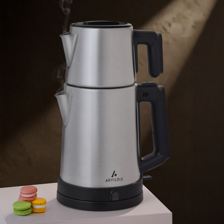 Aryıldız Tea Luxe Çay Makinesi İnox - ARYILDIZ