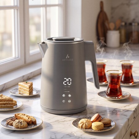 Aryıldız Tea Mode Çay Makinesi Antrasit - 3