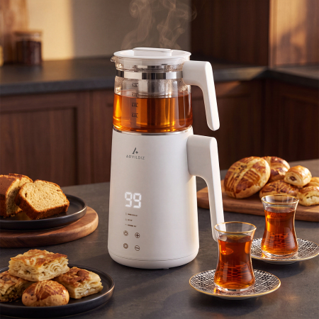Aryıldız Tea Mode Çay Makinesi Beyaz - ARYILDIZ