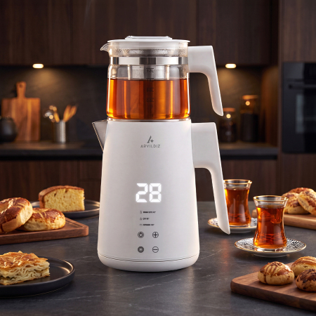Aryıldız Tea Mode Çay Makinesi Beyaz - 2