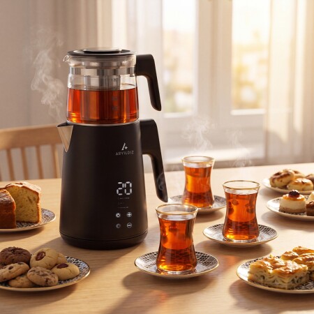 Aryıldız Tea Mode Çay Makinesi Siyah - 1
