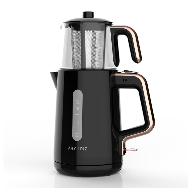 Aryıldız Tea Perfect Çay Makinesi Siyah Bakır - 2
