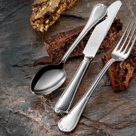 Aryıldız Tulip Antik Seri 84 Parça 12 Kişilik Çatal Kaşık Bıçak Takımı - ARYILDIZ