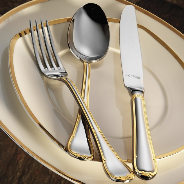 Aryıldız Tulip Antik Seri Plus 84 Parça 12 Kişilik Çatal Kaşık Bıçak Takımı - 1