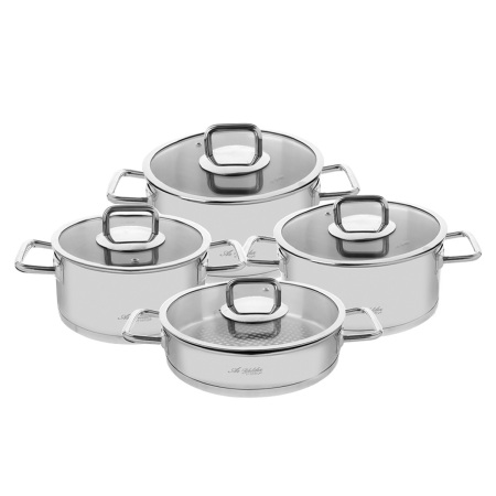 Aryıldız Vento Prestige Çizgili 8 Parça Tencere Seti - 2