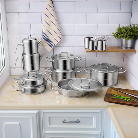 Aryıldız Vento Prestige Steel Kapak 20 Parça İdeal Set - 1